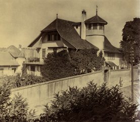 Bern, Aebi-Schlssli an der Bhlstrasse
                          um 1890