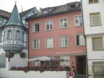 St. Gallen: Gallusstrasse 24, Restaurant
                        "am Gallusplatz"