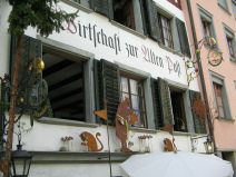 St. Gallen: Gallusstrasse 4, Wirtschaft zur
                        Alten Post