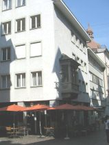St. Gallen: Spisergasse, Bausnde mit altem
                        Erker