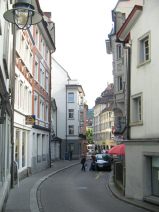 St. Gallen: Sicht in die Engelgasse