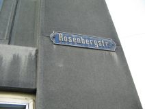 St. Gallen: Strassenschild
                        Rosenbergstrasse