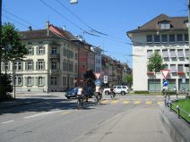 Winterthur: Rmerstrasse, Sicht auf die
                        Strasse "Obertor"