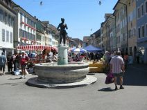 Winterthur: Fischermaitlibrunnen an der
                        Steinberggasse
