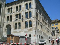 Zurich, Great Cathedral Square,
                                school building of the cathedral 02
