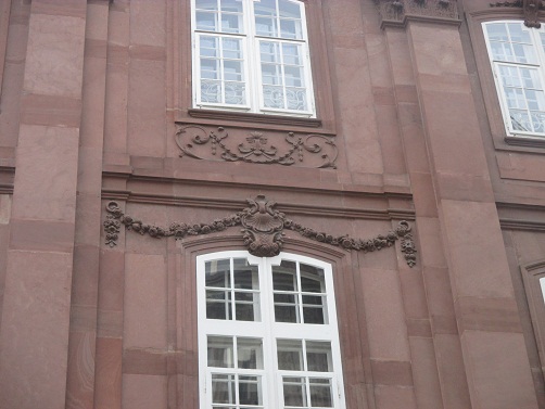 Basel Stadthaus mit Bndnisgirlande