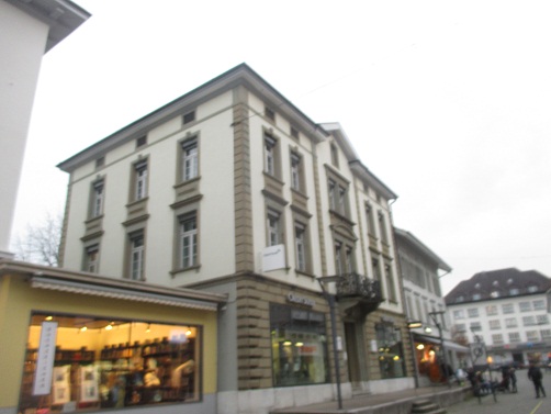 Langenthal Marktgasse
                        Altstadthaus der Freimaurerei