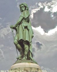 Vercingetorix-Statue in Alise-Sainte-Reine