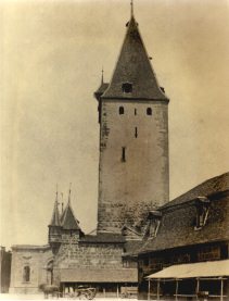 Bern, Christoffelturm und Salzmagazin vor
                          1860