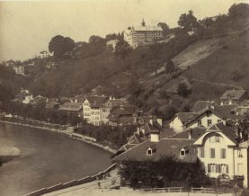 Bern, der Altenberg vom Klsterlistutz
                          aus, vor 1900