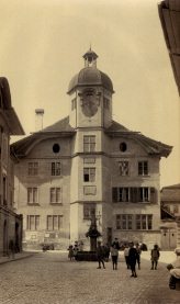 Bern, die einstige Lateinschule um 1900