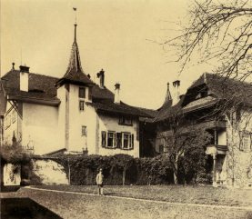 Bern, Schloss Wittigkofen um die
                          Jahrhundertwende [um 1900]
