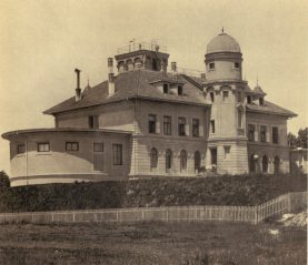 Bern, die Sternwarte auf der Grossen
                          Schanze um 1900
