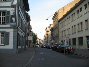 Basel, der Eingang zur
                        Sankt-Alban-Vorstadt