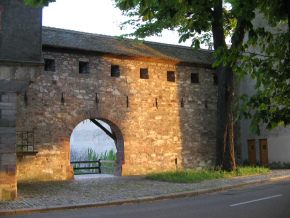 Basel, Sankt-Alban-Rheinweg,
                                  Zwischentor der Stadtmauer