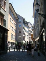 Zurich,
                        Marktgasse (Market Alley)
