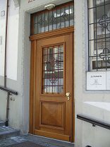 Zurich, "Trittligasse"
                        ("Stairs Alley"), house "zum
                        Sitkust", the entrance door