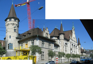 Zurich, State Museum,
                      panorama photo