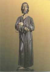 Niklaus von Fle, Statue in Stans
                  von 1504