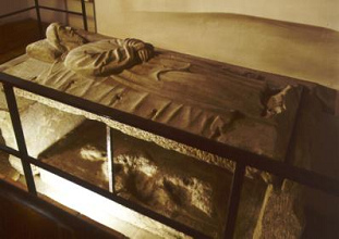 Kirche Sachseln, Steingrab von
                              Niklaus von Fle