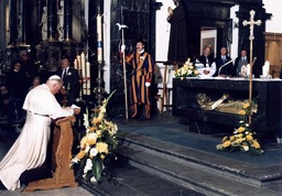 Papst Johannes Paul II. in Sachseln