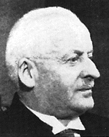 Bundesrat Giuseppe Motta aus dem
                          Tessin, Bundesrat 1937, gestorben 1940