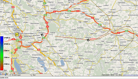 Karte 59: 3.12.2007, Mo, 6:28 Uhr, Schlaufe
                        ber dem Toggenburg und Wil