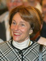 Silvia Blocher, telephone operator of
                            Christoph Blocher and mother of 4 children
                            (2003)