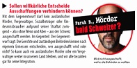 Nazi poster of SVP in 2010
                                    in Nazi colors black, red, and white
                                    for the deportation initiative
                                    depicting a Faruk who should be a
                                    murderer and soon a Swiss - any
                                    criminality of Swiss people with
                                    their criminal bank secret, their
                                    toxic criminal pharma production,
                                    their criminal trust of Nestl� and
                                    with their family murderers with
                                    military automatic guns is
                                    concealed
