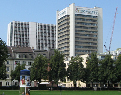 Giftipllen und Giftimpfungen, Novartis
                            in Basel