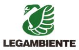 Il
                          logo di Legambiente, un'organizzazione
                          ambientalista italiana che lotta contro la
                          mafia dei rifiuti camorrista, ma che purtroppo
                          non scopre le grandi connessioni nelle logge
                          segrete.