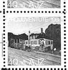 Fake einer Briefmarke fr das AJZ Zrich
                        von der Pro Juventute