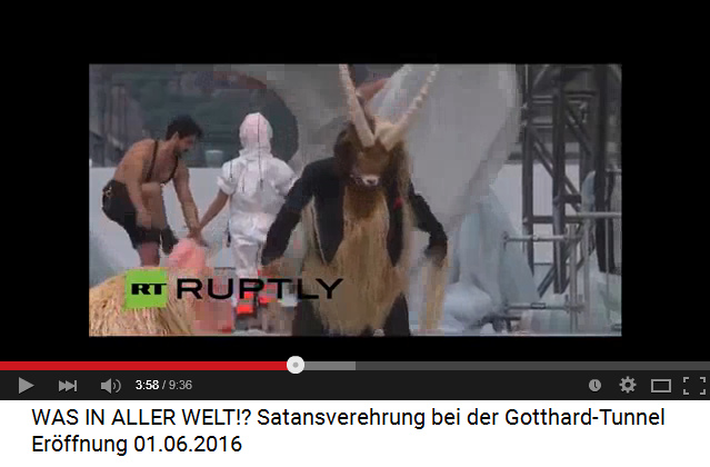 Satanists at
                            Gotthard Base Tunnel 02, the ibex, very
                            similar animal to the he-goat, the symbolic
                            animal of the satanists of the Committee of
                            300 of Rothschild and the English Royals
                            with center in London
