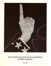 May 1939: Roosevelt's forefinger as a new form of
                  salutation