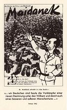 January 1945: The Goebbels propaganda from a
                  "higher mankind" does not stop