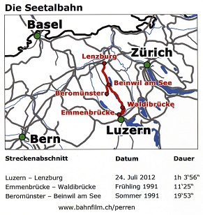 Seetalbahn Karte