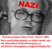 Nazi und Kulturrassist Hans
                                      Frick, Polizeivorstand Z�rich
                                      1980